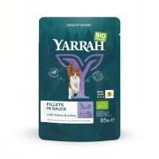 56er-SET Bio Filet mit Truthahn in Sauce 85g Katze Nassfutter Yarrah