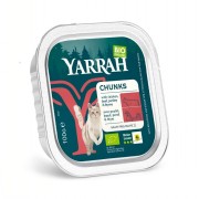 Bio Bröckchen Getreidfrei mit Huhn und Rind 100g Katze Nassfutter Yarrah